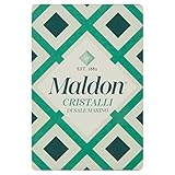 MALDON - Meersalzflocken 125g | Zart-knusprige Salzflocken aus natürlichen Mineralien | Meersalz Flakes mit reinem Geschmack. Ideal auch als Dekoration für Cocktails | Inhalt: 125g