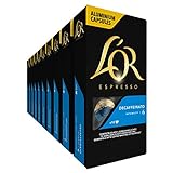 L'OR Espresso Decaffeinato Nespresso®*-kompatible Kapseln, 10 x 10 Stück, 10 x 52g
