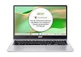 Acer Chromebook 315 (CB315-4H-C5LT) Laptop, 15,6' FHD Display, Intel Celeron N4500, 8 GB RAM, 128 GB eMMC, Intel UHD Graphics, Google ChromeOS, Silber