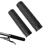 1 Paar 120mm Fahrradgriffe Griffe, Lenkergriffe Ergonomisch Schwarz Rutschfester Weichem Gummi, Fahrradlenker Griffe 30 mm, für MTB, Rennrad, Trekking Bike, Cityrad, BMX