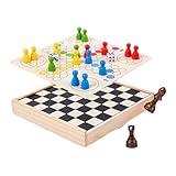 cozopfemeb Schachbrett für Kinder, Schachspiel für Kinder,2-in-1 fliegendes Schach-Reisebrett - Holzschachspiel, Puzzle-Brettspiel für Erwachsene und mit fliegenden Schachfiguren und