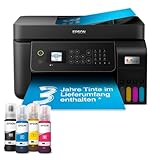 Epson EcoTank ET-4800 A4-Multifunktions-Wi-Fi-Tintentankdrucker, mit einem im Lieferumfang enthaltenen Vorrat an Tinten bis zu 3 Jahren
