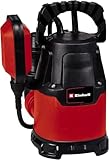 Einhell Tauchpumpe GC-SP 2275 (220 W, 7.500 Liter pro Stunde, max. Förderhöhe 6 m, flachabsaugend bis 5 mm, Klarwasserpumpe, bis zu 5 mm Partikelgröße)