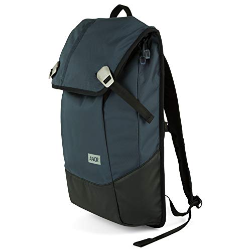 AEVOR Daypack Proof - Wasserdichter Rucksack für die Uni und Freizeit Inklusive Laptopfach und erweiterbar auf 28 Liter - Proof Petrol - Blau