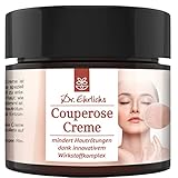 Dr. Ehrlichs Gesundkatalog Couperose Creme - gegen Rötungen - abgestimmt auf Rosazea und Besenreiser als Tages- und Nachtcreme - 100 ml