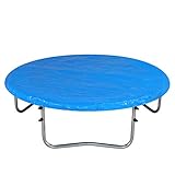 Monzana® Trampolin Abdeckung Ø 183 cm blau reißfest UV-beständig Wetterschutzplane Trampolinschutz Abdeckplane Regenabdeckung