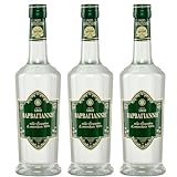 Ouzo Barbayanni grün 3x 0,7l Flasche | Klassischer Ouzo von Lesbos | Destillerie Barbayannis | 42% Vol. | +20ml Jassas Olivenöl