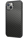 Black Rock - Hülle Carbonhülle Robust Case Real Carbon Passend für Apple iPhone 13 I Karbon Handyhülle, Fiber Cover (Carbon Schwarz)