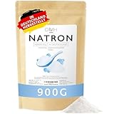 OMH nutrition OH MY HEALTH Natron Pulver 900g (0,9kg) Lebensmittelqualität Backpulver Baking Soda Deutsche Herstellung hochrein