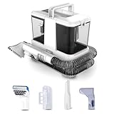 Waschsauger Teppichreiniger,9Kpa Polsterreiniger Gerät und Nassauger, Nasssauger Polsterreiniger für Teppich, Sofa, Vorleger, Polster, Treppen, Auto, 400W,0.8L&0.5L Wassertank (white)