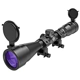 Paike 3-9x40 Zielfernrohr, spezielles Violettes Objektiv mit Klappdeckel, Jagdfernrohr mit 20-mm-Halterung