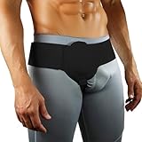 KOQAIIZ Herniengürtel für Männer, Leistenhernien-Unterstützung, Leistenbruch Gürtel, Bruchband Leistenbruch Männer, Leistenbandage für einzelne Sporthernien