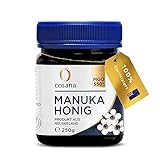 Cosana Manuka Honig 550 MGO + 250g – 100% Pur - Abgefüllt, versiegelt und zertifiziert in Neuseeland