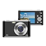 Digitalkamera, HD 1080P Kinderkamera, Umhängeband, 48 MP, 6,1 cm IPS-Display, 16-facher Zoom, Anti-Shake, Taschen-Digitalkamera für Reisen, Fotografie, Vlogging, Geschenk für Kinder, Studenten