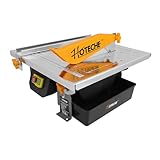 Hoteche 600W Fliesenschneider | 33mm Schnitttiefe | 0-45° Schrägschnitt | 330x360mm Arbeitsplatte | VDE-Stecker
