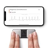 KardiaMobile 1-Kanal-EKG-Herzfrequenzmesser – EKG-Aufzeichnung zu Hause – Erkennt Vorhofflimmern – Sofortige Ergebnisse in 30 Sekunden – Einfach zu verwenden – Funktioniert mit den meisten Smartphones