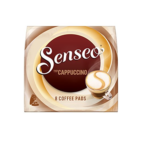 Senseo Pads Cappuccino, 80 Kaffeepads, 10er Pack, 10 x 8 Getränke