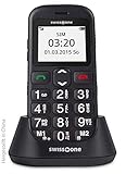 swisstone BBM 320c - GSM- All Carriers 1 GB Mobiltelefon mit großem beleuchtetem Farbdisplay, schwarz
