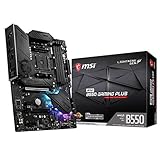 MSI MPG B550 Gaming Plus (ATX AMD AM4 DDR4 M.2 USB 3.2 Gen 2 HDMI ATX Gaming Motherboard AMD Ryzen 5000 Prozessoren