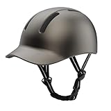 Shinmax Fahrradhelm für Damen und Herren, Einstellbarer Helm mit Visier & Sonnenschutz, Leicht & Belüftet für Urban Pendler Stadt & Rennrad (Titanium Grau, M:54-58cm)