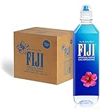 FIJI Water 700 ml, natürliches Quellwasser, mit Sports Cap-Verschluss, 12er Pack (Einweg, 12 x 700 ml)
