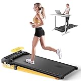 Laufband für Zuhause,Walking Pad mit Steigung bis 10%,1-6KM/H Laufband,LED-Anzeige,Dreifacher Dämpfung,Leisem 2.5HP Motor,App-Steuerung,Bis 130kg Belastbar,kompakt,Walking Machine für Zuhause/Büro
