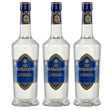 Ouzo Barbayanni blau 3x 0,7l Flasche | Klassischer Ouzo von Lesbos | Destillerie Barbayannis | 43% Vol. | +20ml Jassas Olivenöl