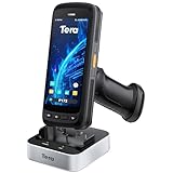 Tera Pro 2024 Neueste Android Barcode Scanner PDA Android 11 mit Ladestation Pistolengriff 8000 mAh Batterie BT5.0 PDA Barcode Scanner POS Terminal Mobiler Computer Handheld Barcode Reader P172