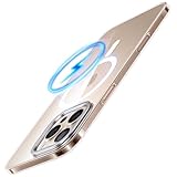TORRAS Ultra Dünn für iPhone 16 Pro Max Hülle für MagSafe [Nr. 1 Magnetkraft] Handyhülle iPhone 16 Pro Max Case Stoßfest Kratzfest Slim mit Kamera-Ständer Transparent