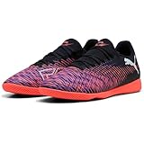 PUMA Unisex Future 8 Play IT Fussballschuh, Black White-Glowing RED, 42 EU