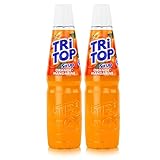 Tri Top Getränke-Sirup Orange-Mandarine 600ml - kalorienarm (2er Pack)