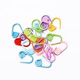 Thewasc 20 bunte Häkel-Marker, Clip, Nähte, Verriegelungsmarker, Clip zum Häkeln, Stricken, Pullover, Schal