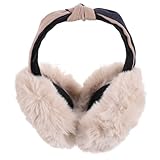 Healeved Winter Ohrenschützer Damen Faltbare Plüsch Ohrenwärmer Warmes Ohrenschutz für Outdoor Aktivitäten Hautfreundlich für Kälte für Familie Freunde