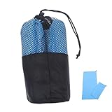 VOSAREA 1Satz Mikrofaser Handtuch Teilig Mit Tragetasche Schnelltrocknende Handtücher Für Fitness Camping Yoga Handtuch Badetuch Strapazierfähig