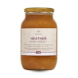 Earthbreath Heide Rohhonig - 1,4 kg - rein, unpasteurisiert, ungefiltert - Wild Ling Heidehonig aus Einzel Bienenhaus - Natürlicher Süßstoff zum Kochen, Tee, Saft, Getränke, Lebensmittel