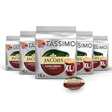 Tassimo Kapseln Jacobs Caffè Crema Classico XL, 5 x 16 Pads, 80 Kaffeekapseln