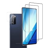 VideoSecu 2+2 Stück für Panzerglas für Samsung Galaxy S20 FE Kamera Schutzfolie, 9H Härte HD Blasenfreie Gehärtetes Glas Displayschutzfolie - 100% Touchgenauigkeit, Kratzfest, Vollständige Abdeckung