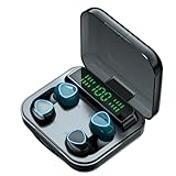 Celabie M22 Kabellose Kopfhörer für Paare, Touch-Digital-Display, Bluetooth-Kopfhörer, Ohrhörer, Kopfhörer mit Geräuschunterdrückung