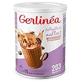 Gerlinéa Getränk Milchshake Geschmack Kaffee Proteinreicher Mahlzeitenersatz Rekonstituierbares Pulver enthält 15 Mahlzeiten 220385