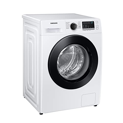 Samsung WW91T4048CE/EG Waschmaschine, 9 kg, 1400 U/min, Ecobubble, Hygiene-Dampfprogramm, FleckenIntensiv-Funktion, Digital Inverter Motor, Weiß