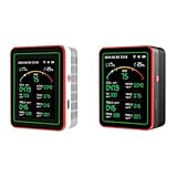 JUCHRZEY Tuya WiFi 15-in-1 Luftqualitätsdetektor PM2,5 CO CO2 TVOC HCHO Tester (weiß)