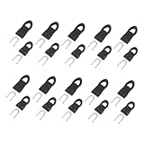ARTIBETTER 20Stücke Reißverschlusskopf Zipper Pulls Abnehmbar Und Einfach Zu Installieren Für Rucksäcke Koffer Jacken Und Sportbekleidung Große Und Kleine Anhänger