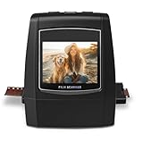 Digital Film Scanner, Eigenständiger Diascanner und Negativscanner Konvertiert Negative und Filmdias von 35mm, 126, 110, Super 8 und 8mm in JPEG-Bilder, 2,4' LCD-Display