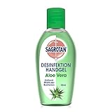 Sagrotan Hand-Desinfektionsgel mit Aloe Vera – Desinfektionsmittel für die Hände in praktischer Reisegröße – 1 x 50 ml