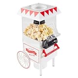 CASEGO Popcornmaschine Popcornmaschine Popcornmaschine für die Arbeitsplatte mit 6 Tassen Fassungsvermögen von Company Haushalts-Popcornmaschine