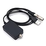 DollaTek HDTV Indoor HD Digital TV Antenne Signalverstärker Erdung Empfänger Antennenverstärker ATSC Schwarz