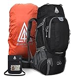 Adventure 4 Life® Trekkingrucksack: ultraleichter Frontlader - 60l Wanderrucksack - viel Stauraum für Backpacker - Damen+Herren