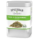 Spicebar Pizza- und Pastazauberei - 50 Gramm - Pizzagewürz und Spaghettigewürz in Premium Bio Qualität, Gewürzmischung im Streuer