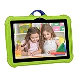 Vibhgtf Tablet Mit Hoher Auflösung – 4 GB + 64 GB Hochauflösendes Kinder-Tablet | Sturzfestes 7-Zoll- Für Kinder, Mehrzweck-, Laptop Mit Doppelkamera