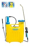 GLORIA Kolbenrückensprühgerät Hobby 1200 – 12 L Rückenspritze mit Druckregler & gepolsterten Gurten | Profi Drucksprüher für Garten, Forst & Landwirtschaft